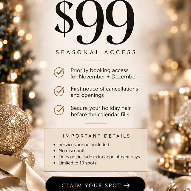 HOLIDAY VIP at StarStyles Hair Salon in San Antonio, TX